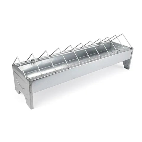 POULTRY GALVANISED FEED TROUGH