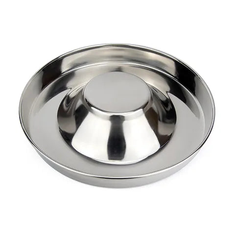 STAINLESS STEEL PUPPY SAUCER BOWL 28CM